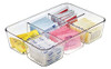 Idesign Linus Organizador De Paquetes Divididos De Plástico, 2