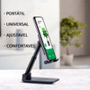 Suporte Para Cel Smartphone Mesa Universal Ajustável Luxo Or 7