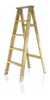 Escalera Familiar Simple Madera Reforzada 3 Escalones 0.75mt 0