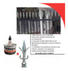 Kit C/ 12 Lanças Portão Colonial 1/2''+ Massa Plástica Cinza 7 Kit C/ 12 Lanças Portão Colonial 1/2''+ Massa Plástica Cinza 7