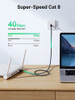 Ugreen Cable Ethernet Cat 8 De 20 Pies, Trenzado De Alta ... 1 Ugreen Cable Ethernet Cat 8 De 20 Pies, Trenzado De Alta ... 1