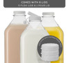 Botella De Vidrio Con Tapa - Multipack Reutilizables De 64oz 4