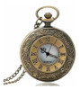 Relógio De Bolso  Bronze Com Corrente Retro Vintage Barato 0