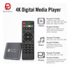 Reproductor Multimedia Digital 4k Para Unidad Usb/micro Sd 4