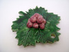 Antiguo Adorno Hoja De Parra Uvas Vid Para Colgar Boedo 3