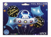 Set De Globos Espacio 5 Unidades Cotillón - Espacio Galaxia 1 Set De Globos Espacio 5 Unidades Cotillón - Espacio Galaxia 1