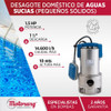 Bomba Desagote Agua Sucia Motorarg Sm Inox 150 1.5 Hp 1
