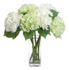 Duyone 3pcs Flores Artificiales Flores De Hortensias Grandes 4