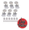 Clavijas Sinew Mwg 744  De Guitarra Electrica 6l Con Tapa 0