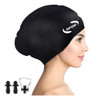 Women Silicone Swimming Cap, High Elasticity Thick 0 Women Silicone Swimming Cap, High Elasticity Thick 0