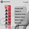 5 Pilas Boton Cr2016 Tianqiu 2016 Blister Litio Distribuidor 2