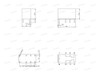 10 Reles Bobina 12v 1a 120v Doble Inversor Hjr1-2c D-12v 2