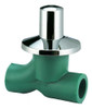 Llave De Paso Agua 25 Pl Fusion Oferta! 0