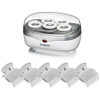 Ruleros De Ceramica Calor Instantaneo Con Pinzas Para Pelo 0 Ruleros De Ceramica Calor Instantaneo Con Pinzas Para Pelo 0