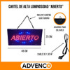 Cartel Led Luminoso Abierto 220v 2