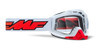 Óculos Fmf Powerbomb Rocket White Lente Clear Mx Cross 0