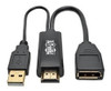 Convertidor Activo De Tripp Lite Hdmi A Displayport Con Alim 0