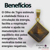 Pingente De Pedra Olho De Tigre - Pirâmide 3 Pingente De Pedra Olho De Tigre - Pirâmide 3