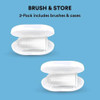 Jasper 360º Dog Fingerbrush Cepillo De Dientes Kit (paquete 4
