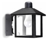 Farol Hierro Y Vidrio Recto Con Fijación Esquinero 0
