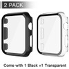 Protector Para Apple Watch S 3/2 42mm Negro Y Clear 1