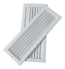 2 Grelhas De Ventilação Plástica Retangular 37x13 Branca 4