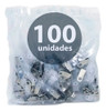 Jacaré Para Crachá Clips Com Alca Leitosa Transparente 100un 1