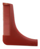 Pente Barba Molde Modelador Modelar Elegante Vermelho 2