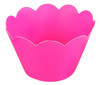 12 Unidades - Saia Para Forminha De Cupcake - Rosa Neon 2