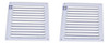Pack 2 Rejilla Para Ventilación De Gas 20x20 Aprobada Reglam 0