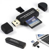 Micro Usb Otg Para Lector De Tarjetas Usb 2.0 Adaptador Sd P 0