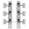 Clavijas Clavijero Guitarra Criolla Clasica Plateado Lira 0