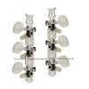 Clavijas Clavijero Guitarra Criolla Clasica Plateado Lira 1