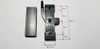 Traba Para Puerta Y Ventana Corrediza De Aluminio Pz Negro 6