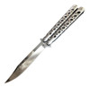 Navaja Mariposa Balisong Plate Filo Traba Clip Acero Inox 0