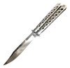 Navaja Mariposa Balisong Plate Filo Traba Clip Acero Inox 0