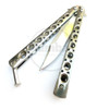 Navaja Mariposa Balisong Plate Filo Traba Clip Acero Inox 4