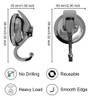 Yssiladi Ventosas De Ducha Resistentes Al Vaco, Ganchos De V 3