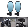 Espelhos Laterais Retrovisores Para Motocicleta De 7/8 Da 5