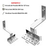 Kit Estrutura Suporte Linha C 06 Placas Solar Telha Colonial 2