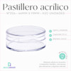 Pastillero Acrílico Souvenir X20 Unidades 46mm X 19mm N°304 1