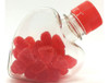 50 Golosineros Corazón Tapa Plástica Color Souvenir Candy 5