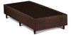 Cama Box Base Solteiro Rústico Marrom (88x25)polar 0