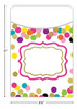 Bolsillos Para Biblioteca Con Confeti - Paquete Múltiple 3