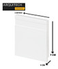 32metros Rodape Poliestireno Puro 7cm Barra Arquitech Friso 1