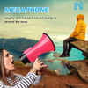 Mgrolx Lanzador De Megáfono Portátil Con Sirena 6