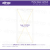 Soporte Hoja Qr Ascensor Transparente 10x21 X1u 2