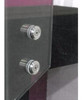 Separador Boton Inserto De Acero Inoxidable Herraje Vidrio 2