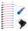 10pcs Atm Mini Adaptador Grifo De Acs Doble Circuito Adaptad 1