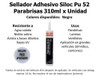 Pegamento Sellador Poliuretano Siloc Pu52 X4 3